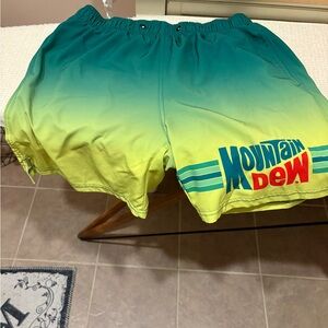 Vintage Mountain Dew Gradient Shorts